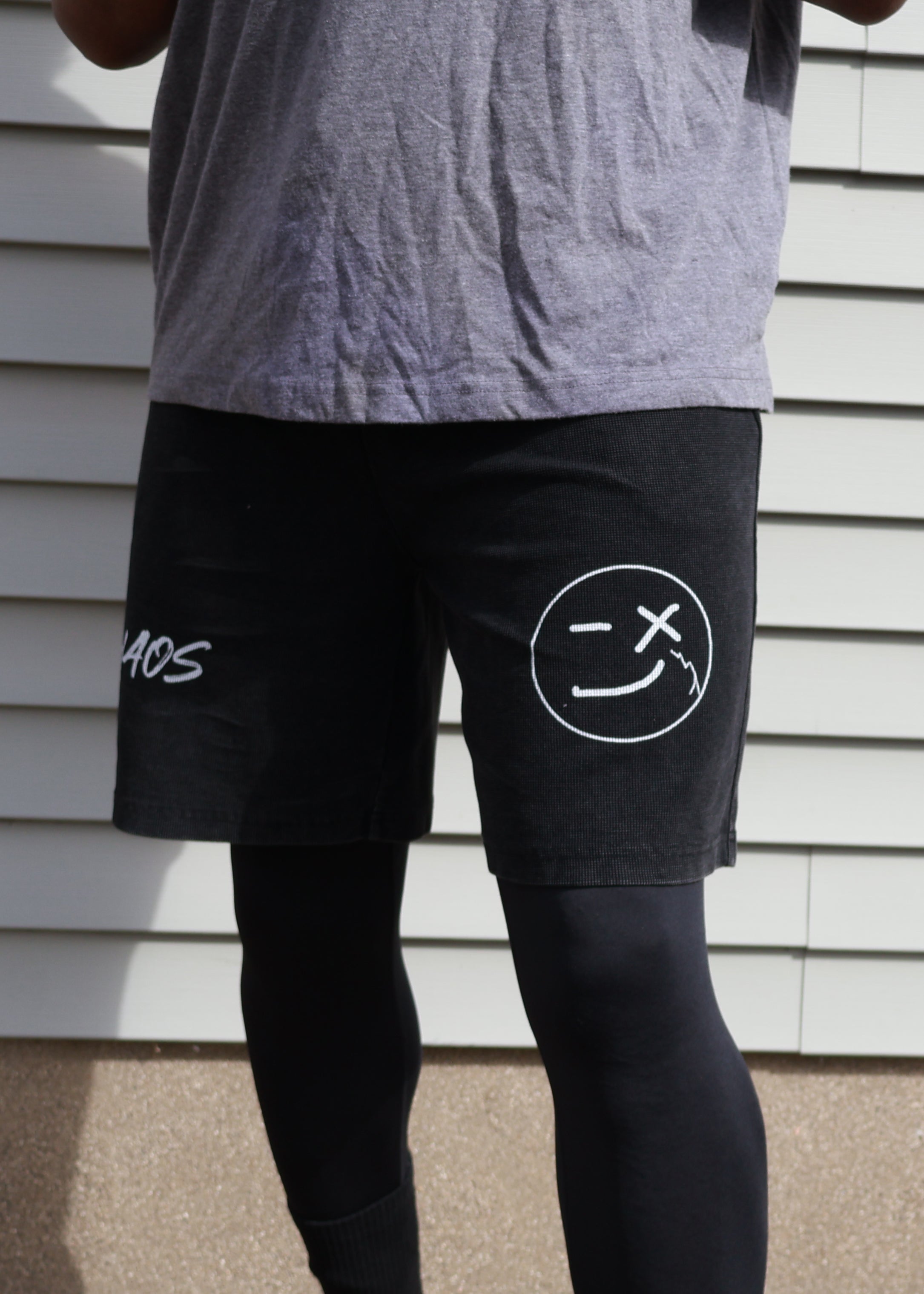 Mineral Wash Chaos Shorts